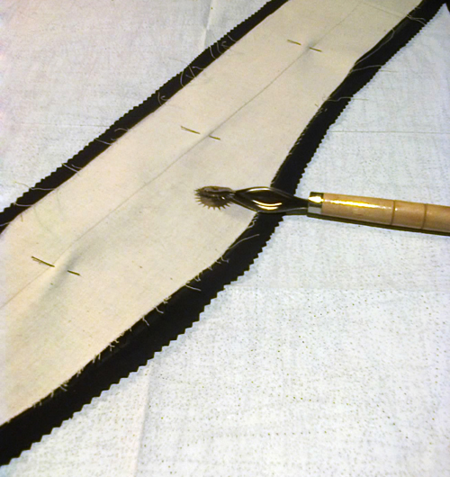  "Roulottage" of the lining