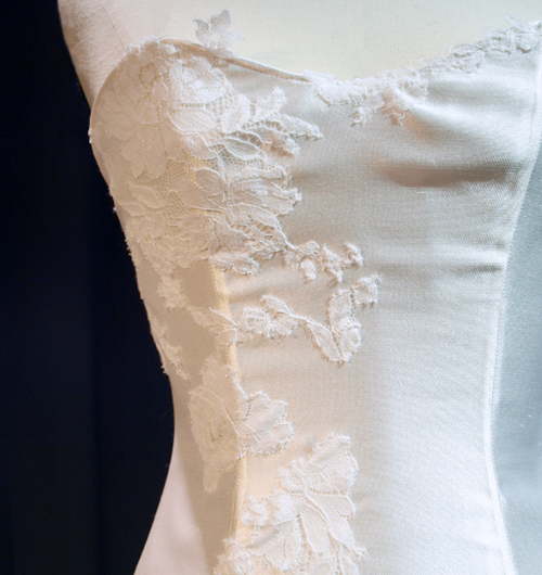 Detail of the lace